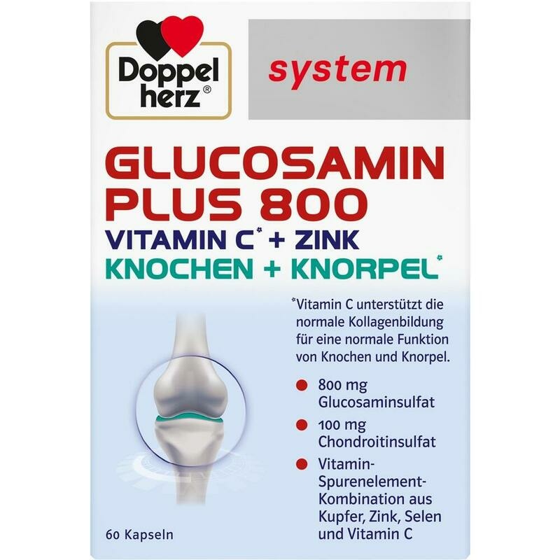 DOPPELHERZ Glucosamin Plus 800 system Kapseln