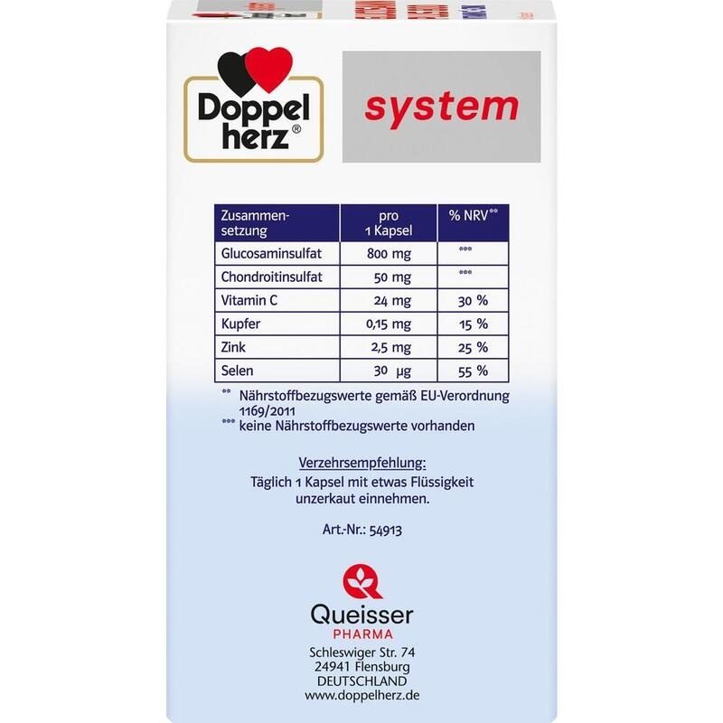 DOPPELHERZ Glucosamin Plus 800 system Kapseln
