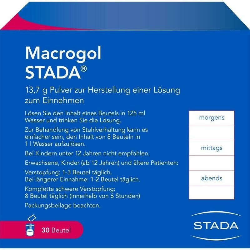 MACROGOL STADA 13,7 g Plv.z.Her.e.Lsg.z.Einnehmen