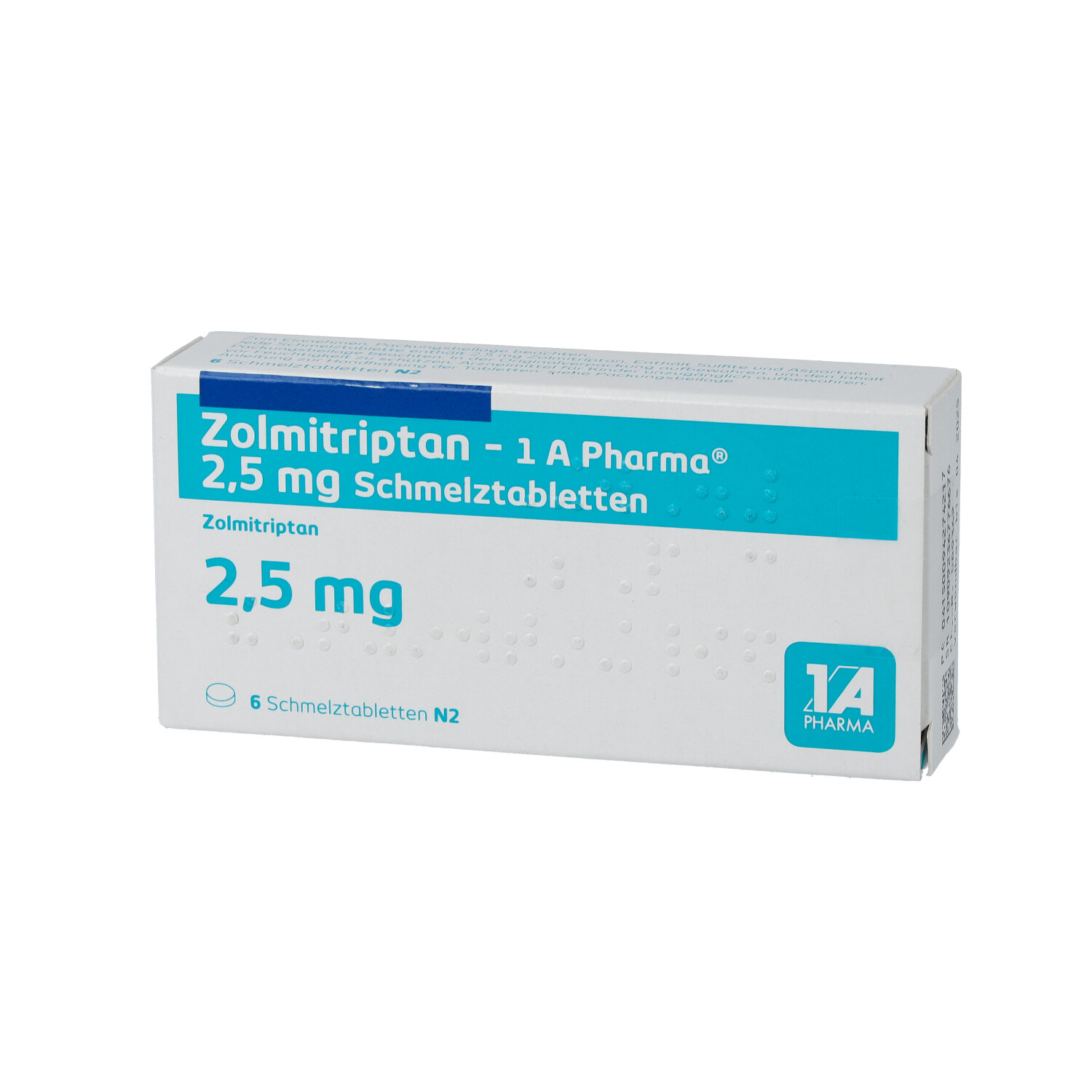 ZOLMITRIPTAN-1A Pharma 2,5 mg Schmelztabletten