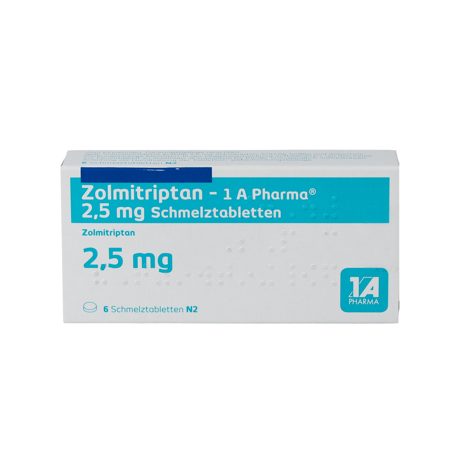 ZOLMITRIPTAN-1A Pharma 2,5 mg Schmelztabletten