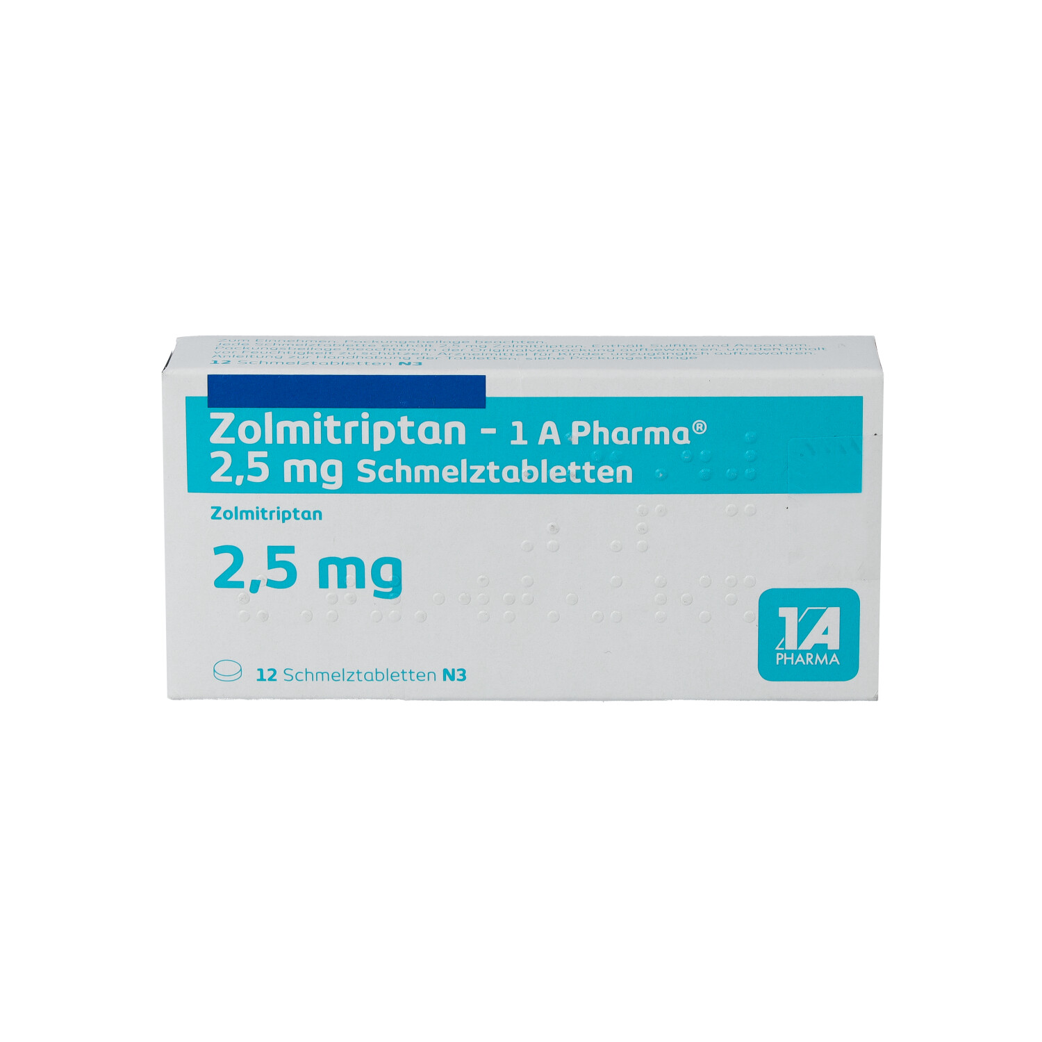 ZOLMITRIPTAN-1A Pharma 2,5 mg Schmelztabletten