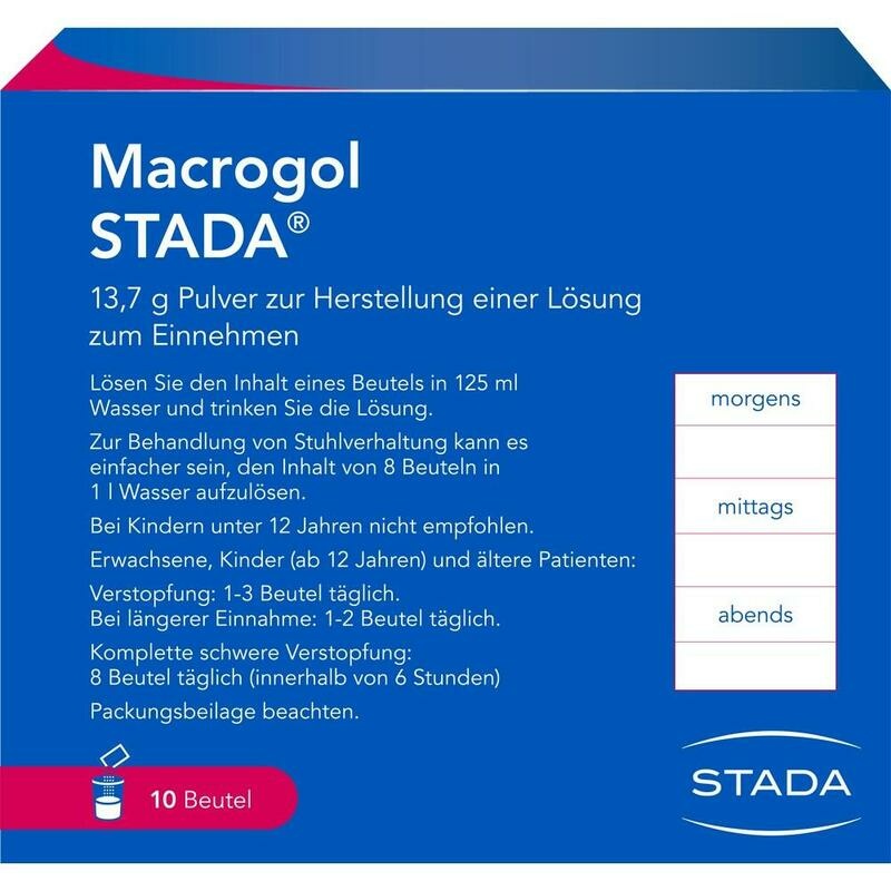 MACROGOL STADA 13,7 g Plv.z.Her.e.Lsg.z.Einnehmen