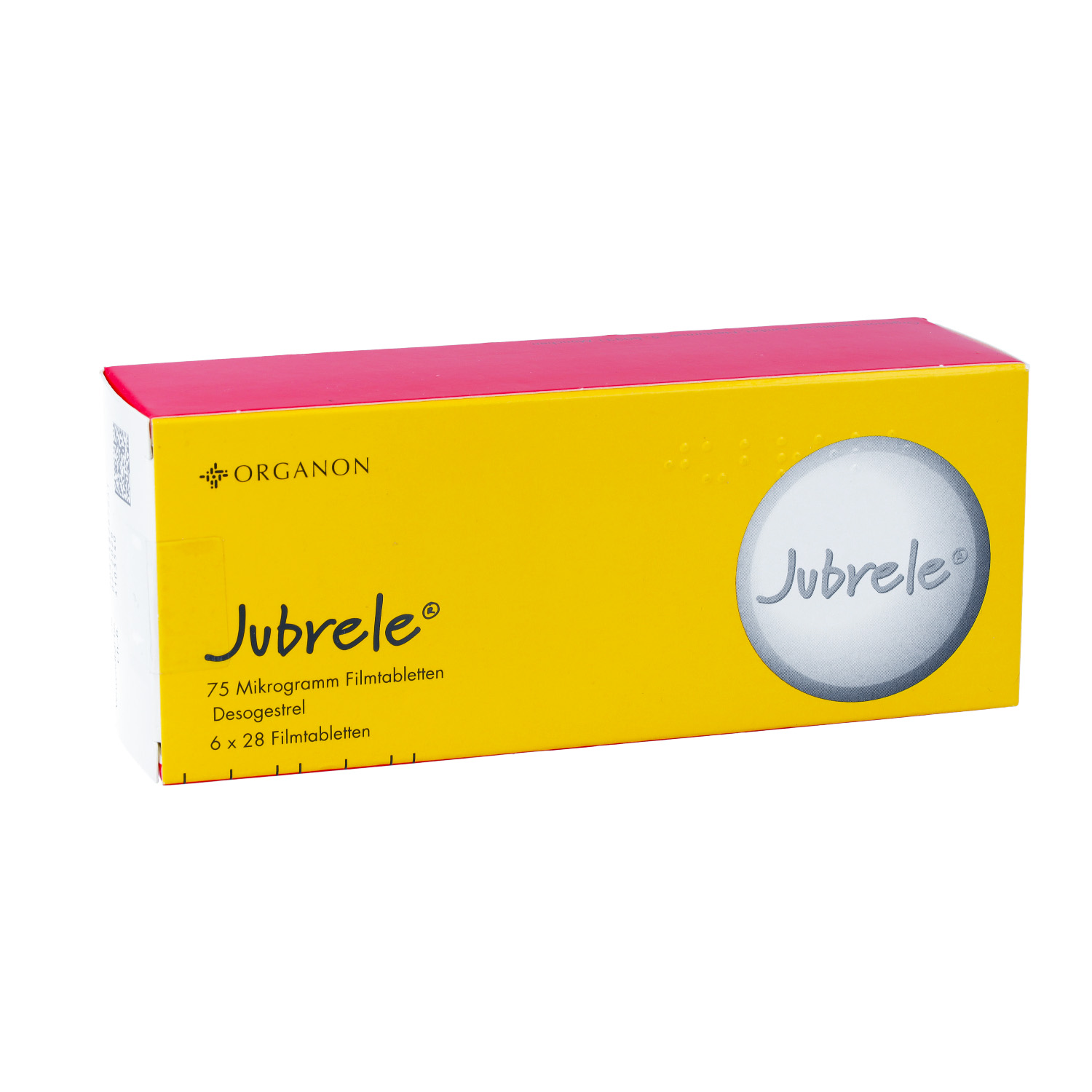 JUBRELE 75 Mikrogramm Filmtabletten Desogestrel