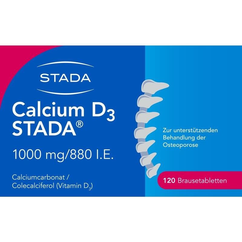 CALCIUM D3 STADA 1000 mg/880 I.E. Brausetabletten