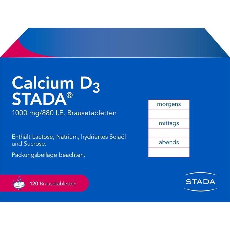 CALCIUM D3 STADA 1000 mg/880 I.E. Brausetabletten