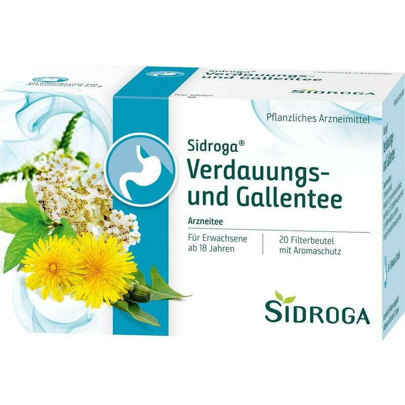SIDROGA Verdauungs- und Gallentee Filterbeutel