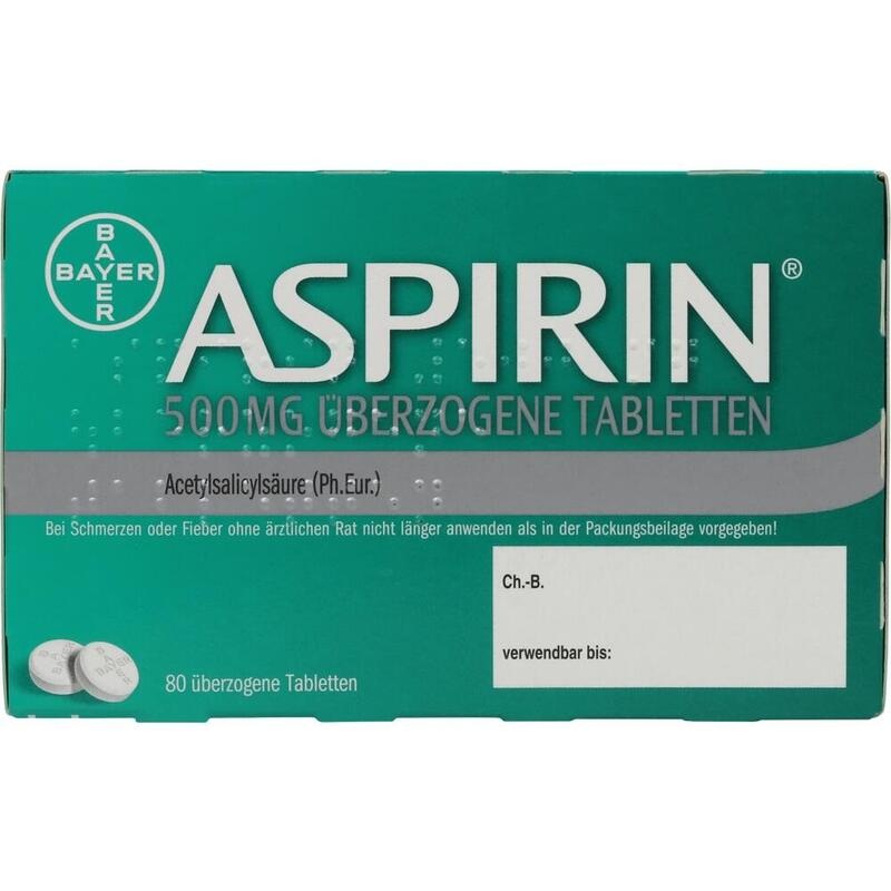 ASPIRIN 500 mg überzogene Tabletten