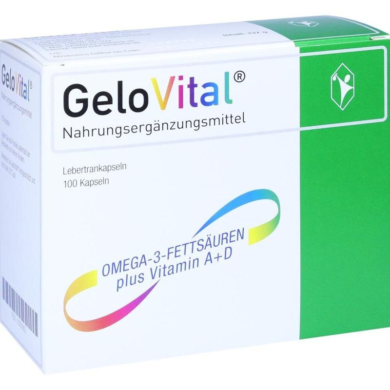 GELOVITAL Nahrungsergänzungsmittel Lebertran Kaps.