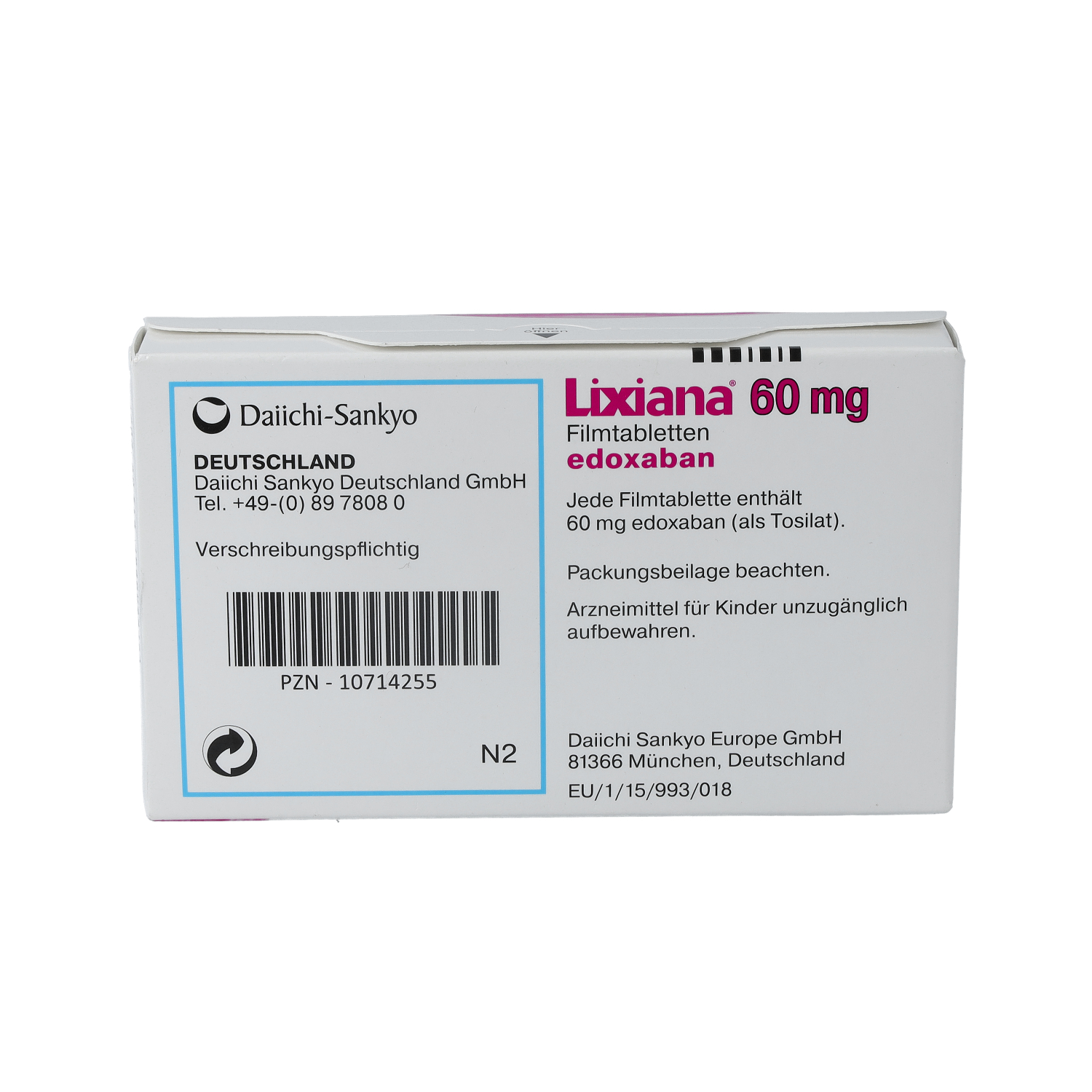 LIXIANA 60 mg Filmtabletten