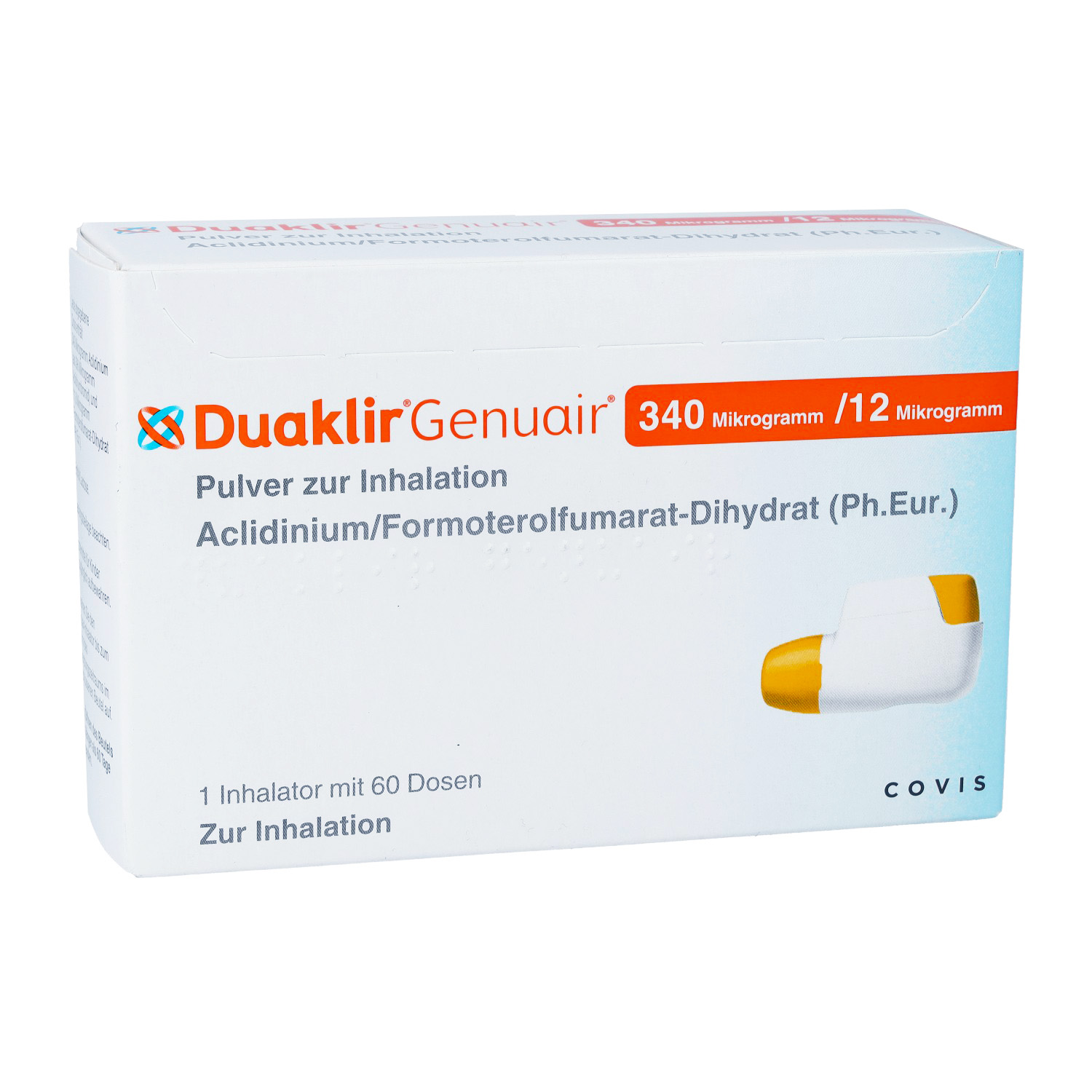 DUAKLIR Genuair 340 μg/12 μg Plv.z.Inhalation 60ED