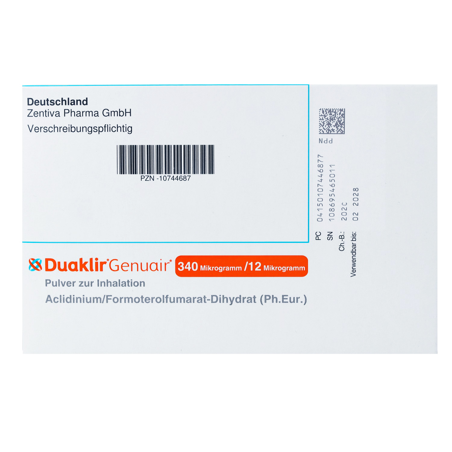 DUAKLIR Genuair 340 μg/12 μg Plv.z.Inhalation 60ED