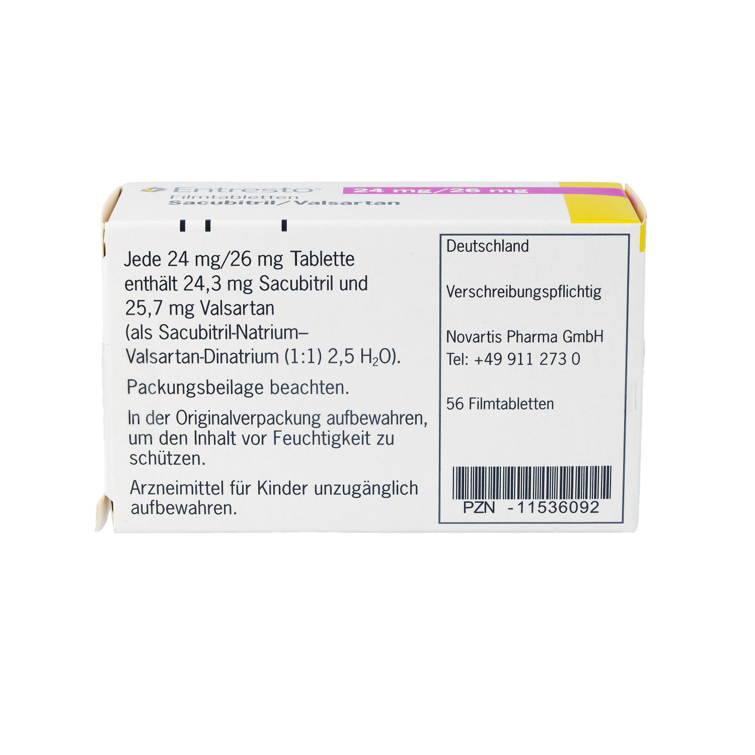 ENTRESTO 24 mg/26 mg Filmtabletten