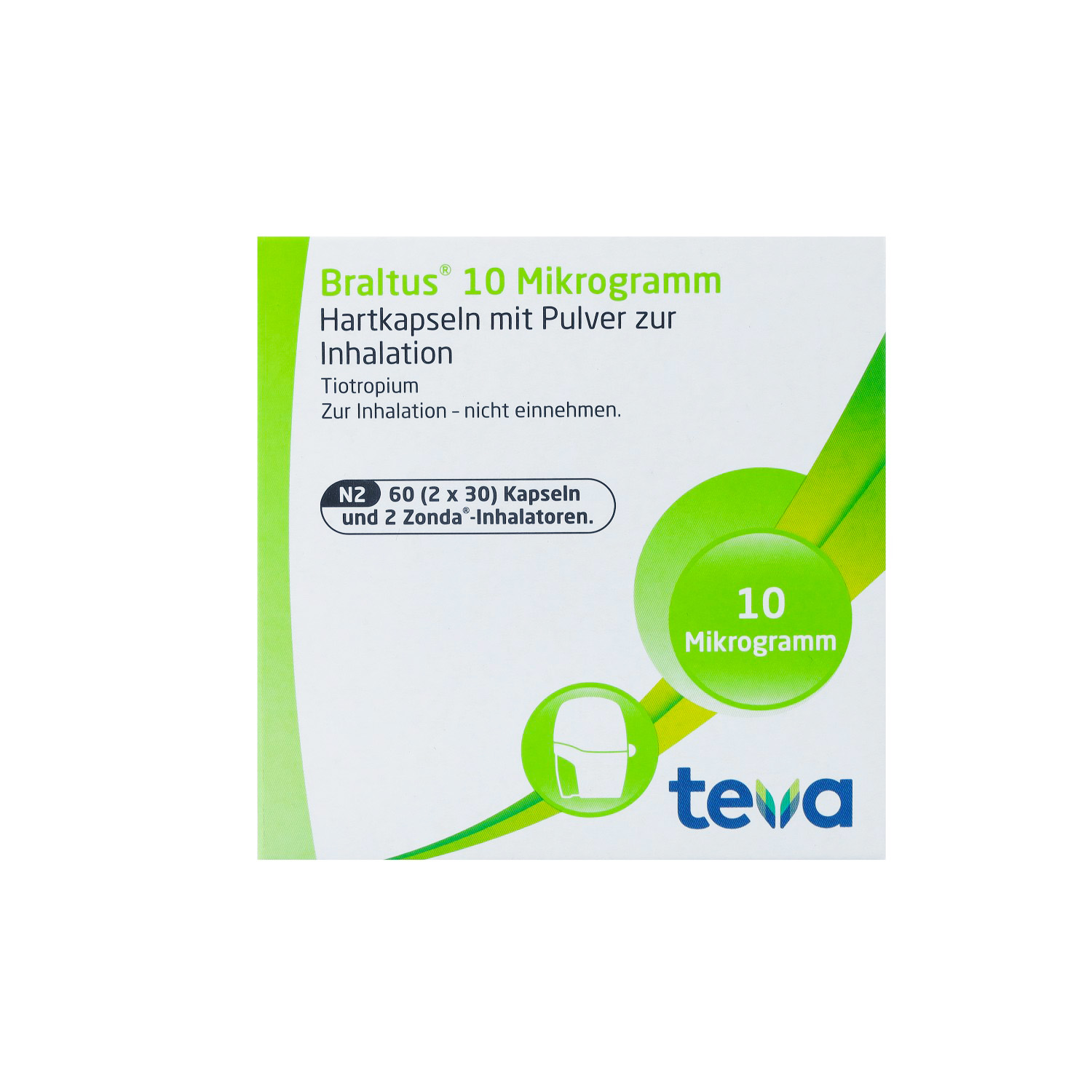 BRALTUS 10 μg + 2 Zonda-Inhalat.Hartk.m.Plv.z.Inh.