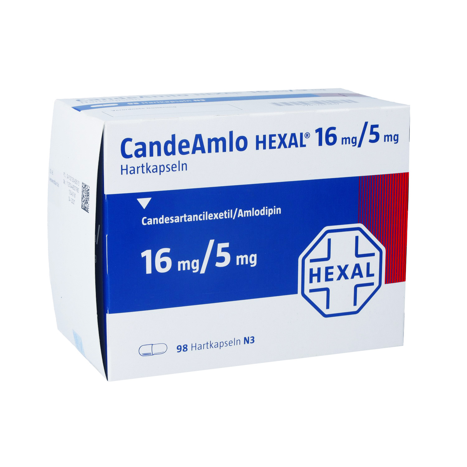 CANDEAMLO HEXAL 16 mg/5 mg Hartkapseln