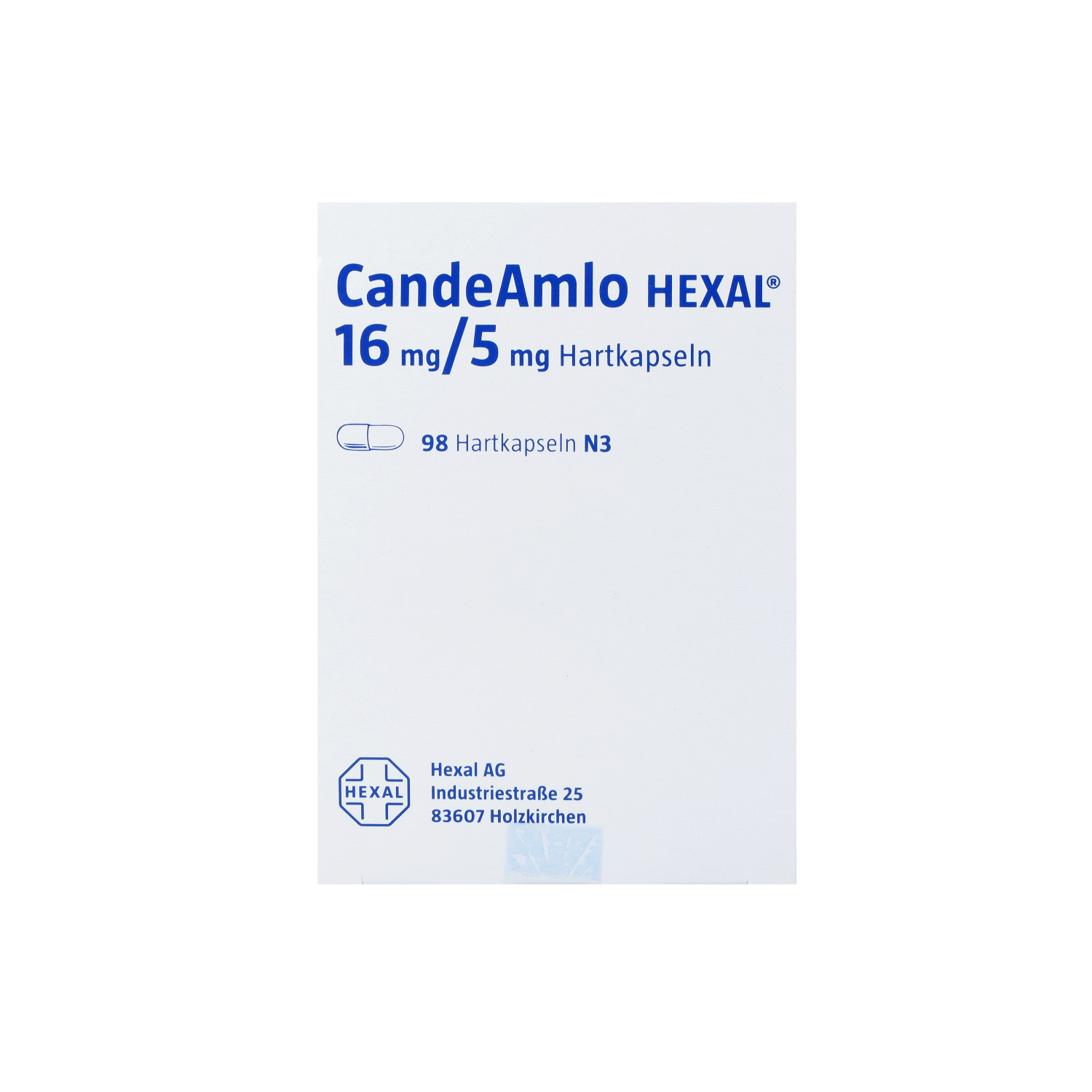 CANDEAMLO HEXAL 16 mg/5 mg Hartkapseln