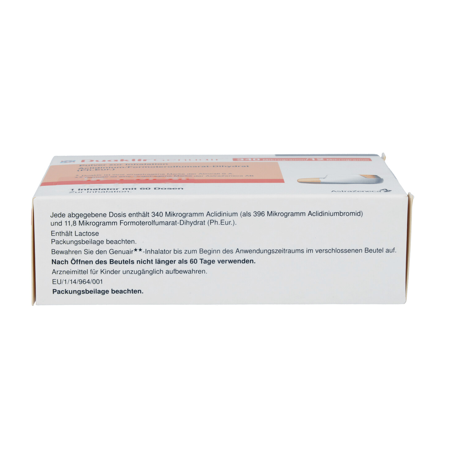 DUAKLIR Genuair 340 μg/12 μg Plv.z.Inhalation 60ED