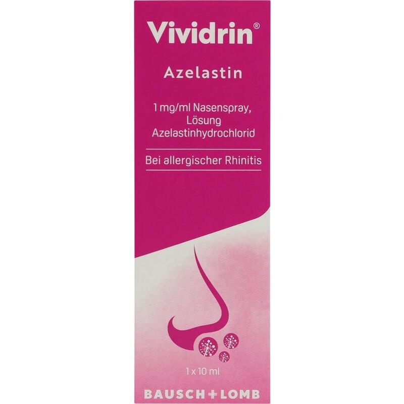 VIVIDRIN Azelastin 1 mg/ml Nasenspray Lösung