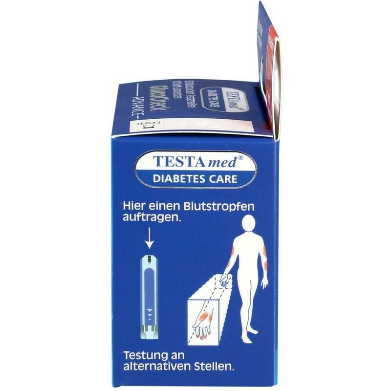 TESTAMED GlucoCheck Advance 50 Teststr.m.10 Lanz.