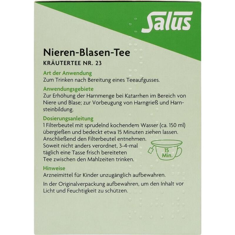 NIEREN BLASEN Tee Kräutertee Nr.23 Salus Fbtl.