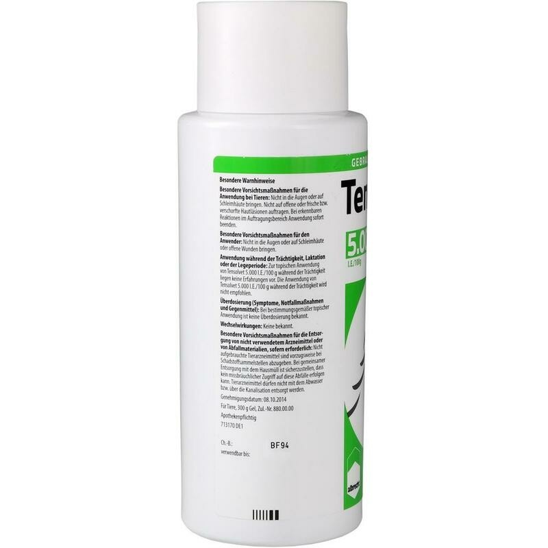TENSOLVET 5.000 I.E./100 g Gel f.Pferde
