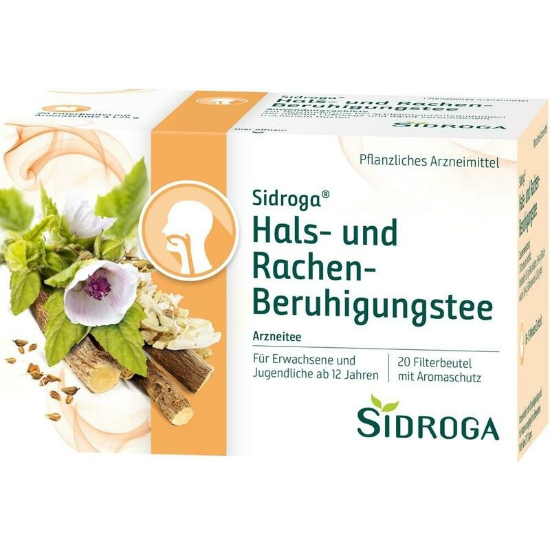 SIDROGA Hals- und Rachen-Beruhigungstee Filterbtl.
