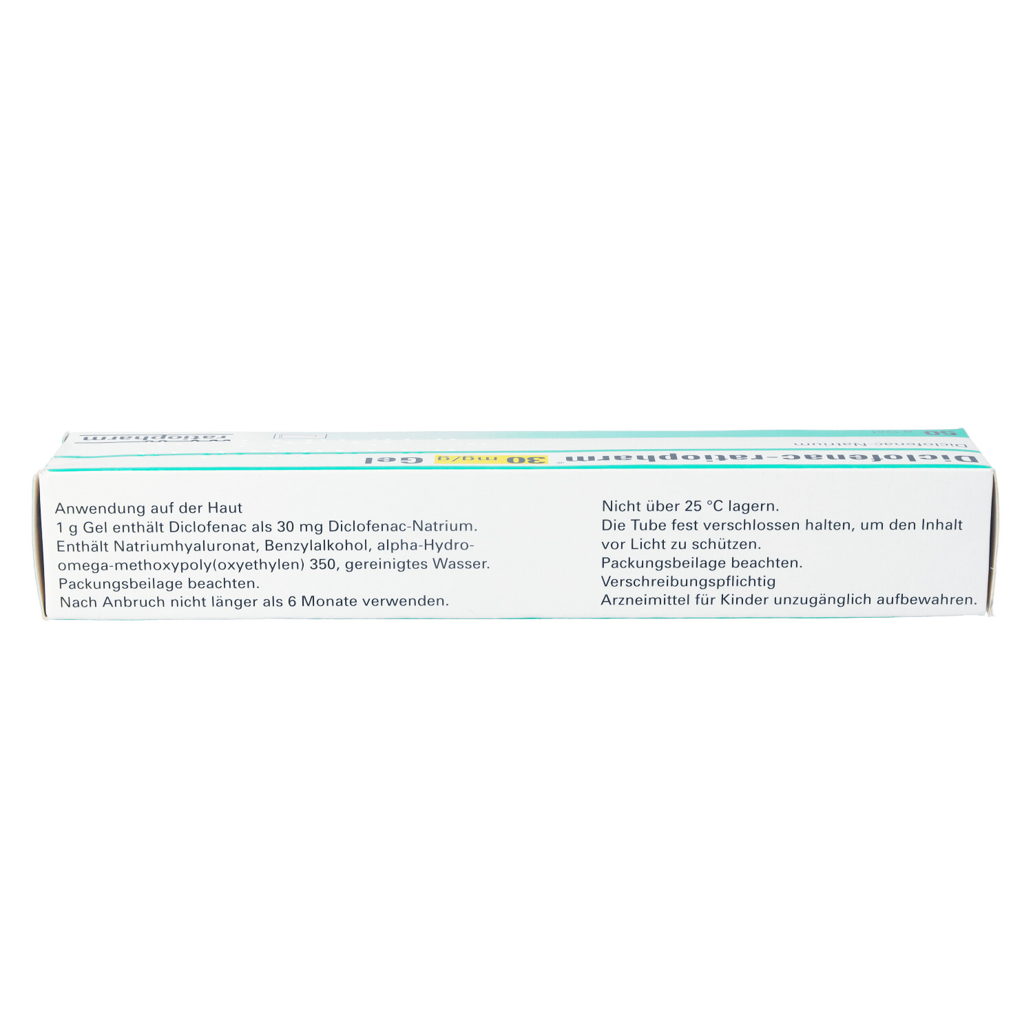 DICLOFENAC-ratiopharm 30 mg/g Gel
