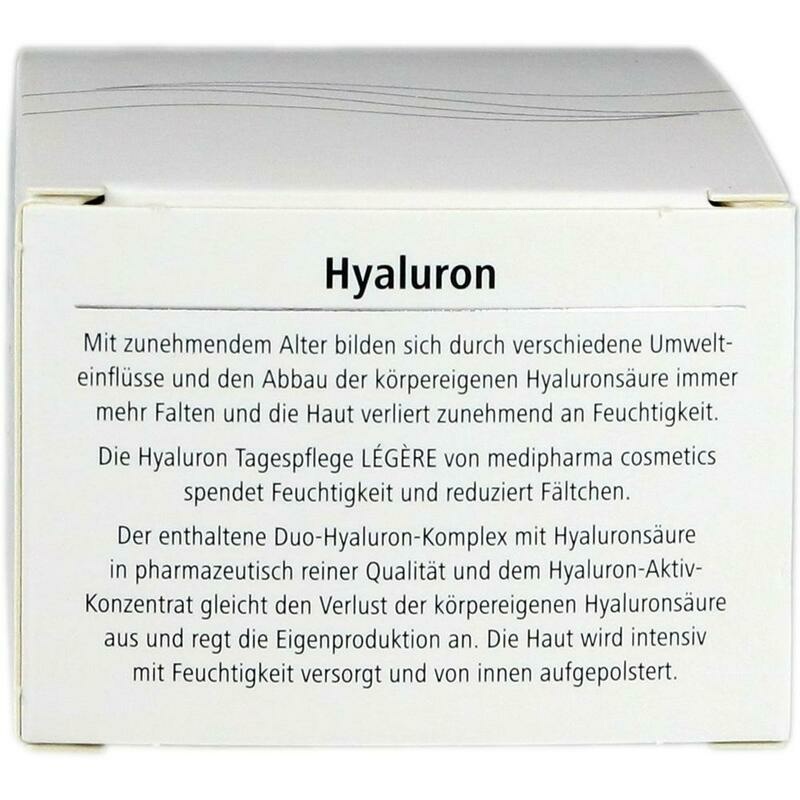 HYALURON TAGESPFLEGE legere Creme im Tiegel