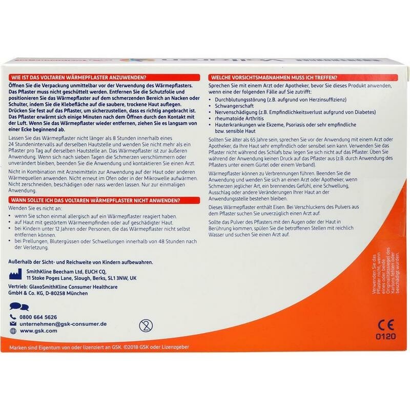 VOLTAREN Wärmepflaster Nacken und Schulter