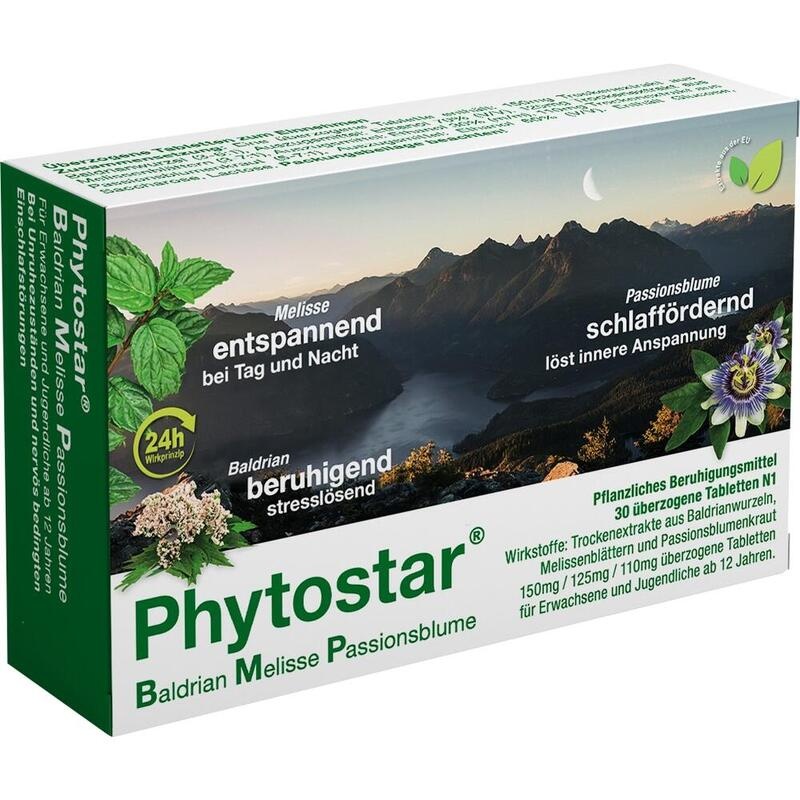 PHYTOSTAR Baldrian Melisse Passionsb.150/125/110mg