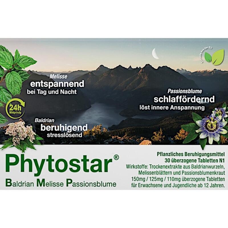 PHYTOSTAR Baldrian Melisse Passionsb.150/125/110mg