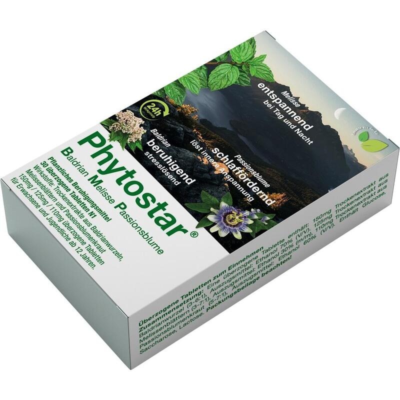 PHYTOSTAR Baldrian Melisse Passionsb.150/125/110mg