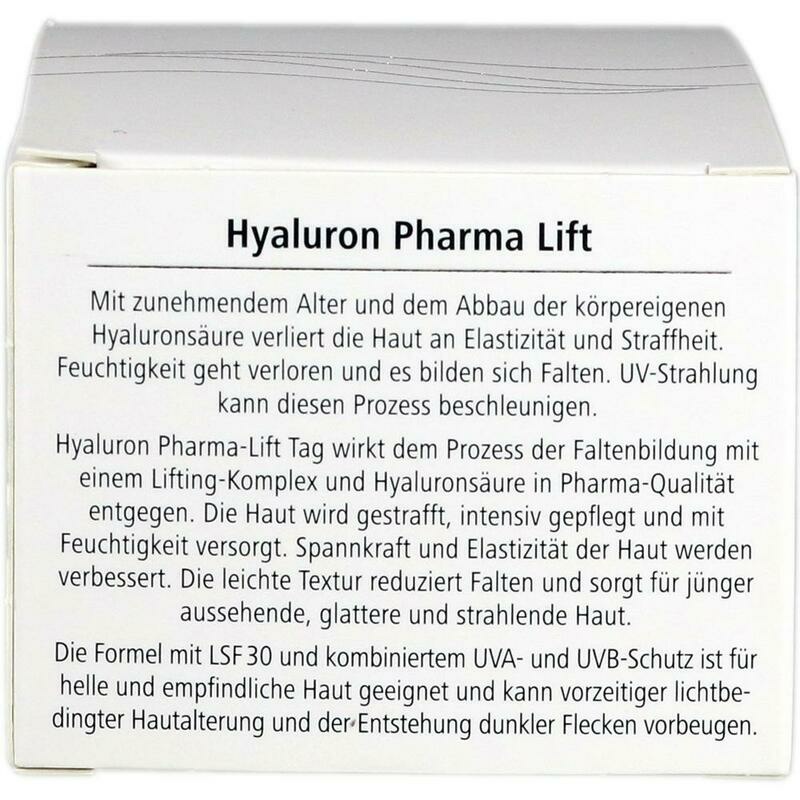HYALURON PHARMALIFT Tag Creme LSF 30
