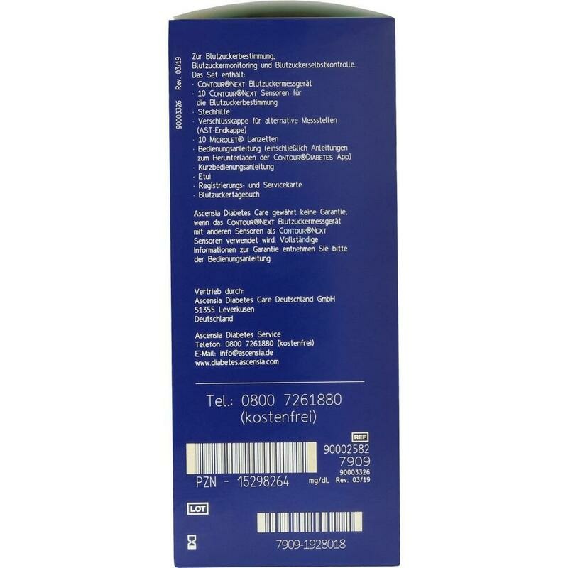 CONTOUR Next NEU Set Blutzuckermessgerät mg/dl