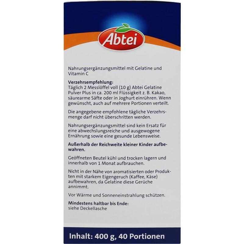 ABTEI Gelatine Plus Vitamin C Pulver