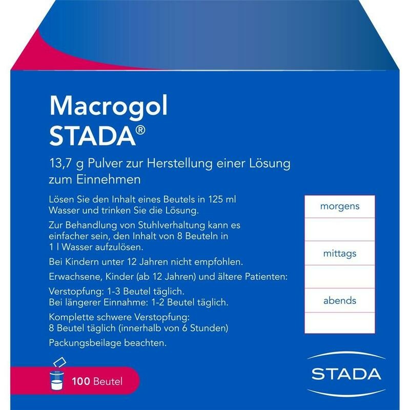 MACROGOL STADA 13,7 g Plv.z.Her.e.Lsg.z.Einnehmen