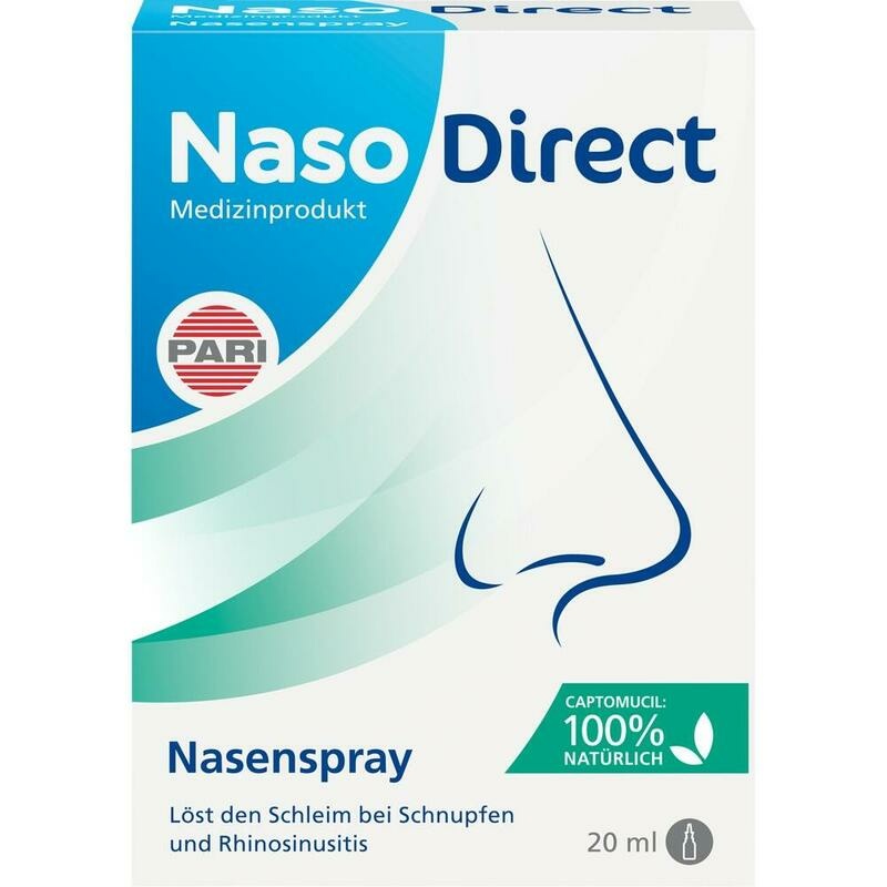 NASODIRECT Nasenspray mit Captomucil