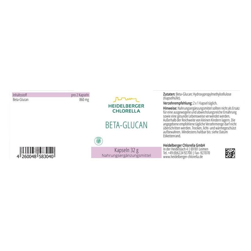BETA-GLUCAN KAPSELN