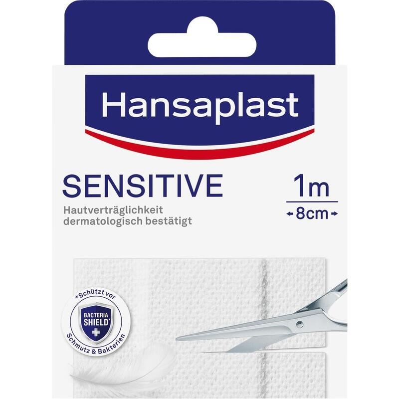 HANSAPLAST Sensitive Pflast.hypoallergen 8 cmx1 m