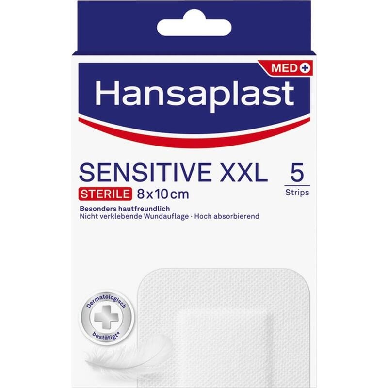 HANSAPLAST Sensitive Wundverband steril 8x10 cm