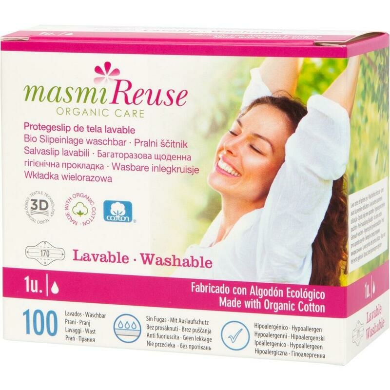 BIO SLIPEINLAGEN waschbar Bio-Baumwolle MASMI