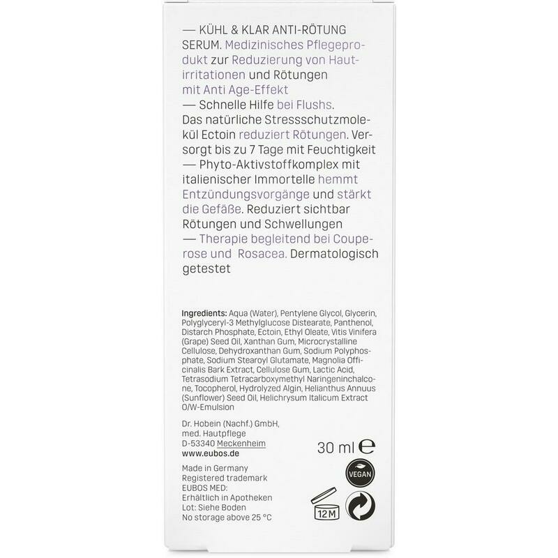 EUBOS KÜHL & KLAR Anti-Rötung Serum