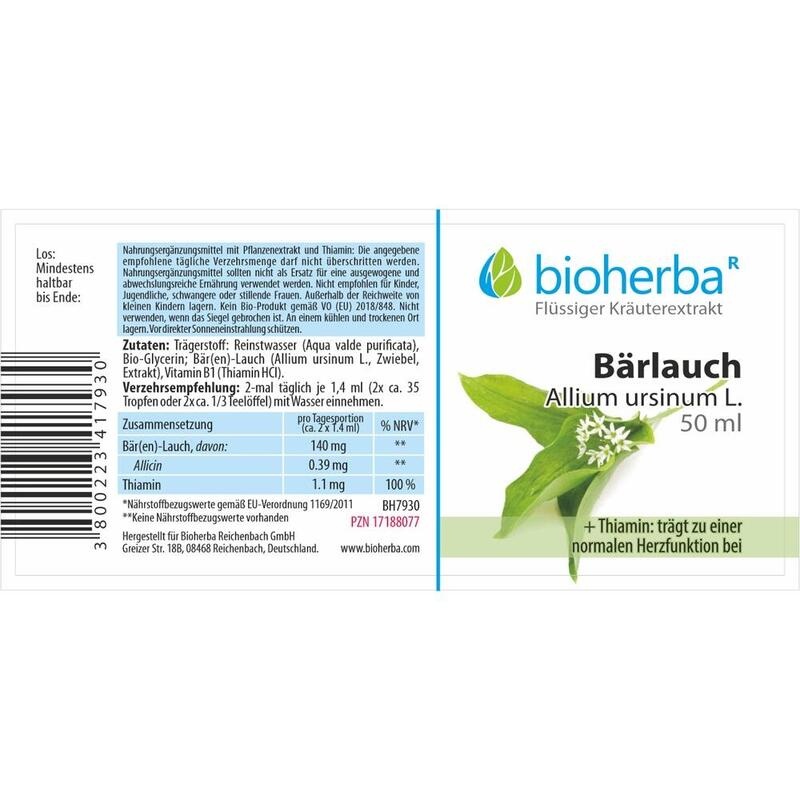 BÄRLAUCH TINKTUR