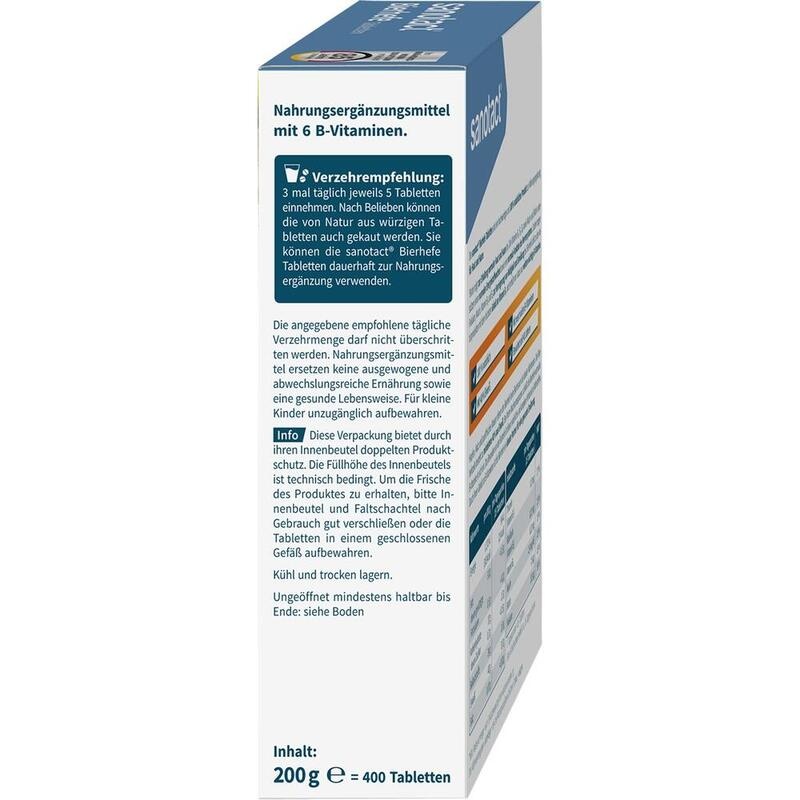 SANOTACT Bierhefe Tabletten