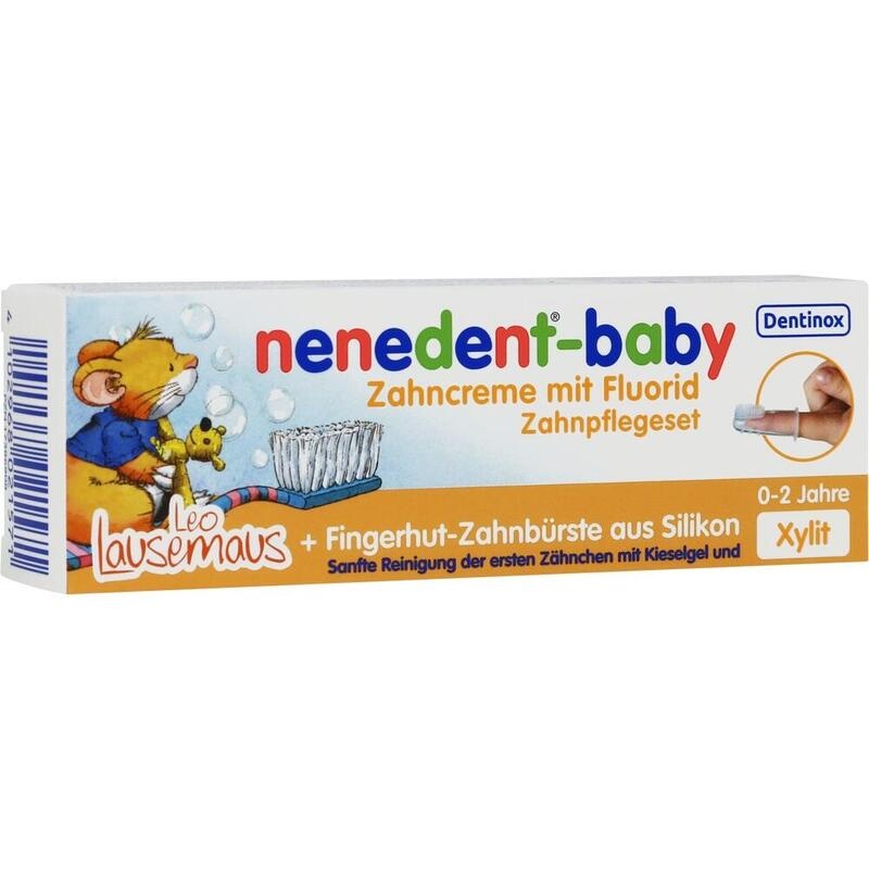 NENEDENT-baby Zahncreme mit Fluorid Zahnpflegeset