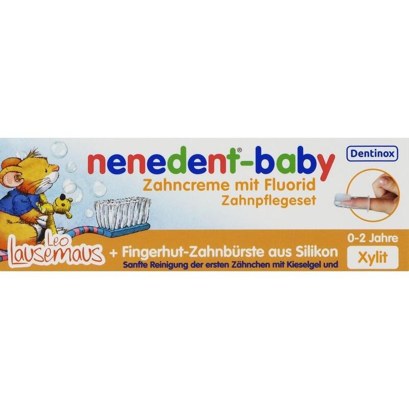 NENEDENT-baby Zahncreme mit Fluorid Zahnpflegeset