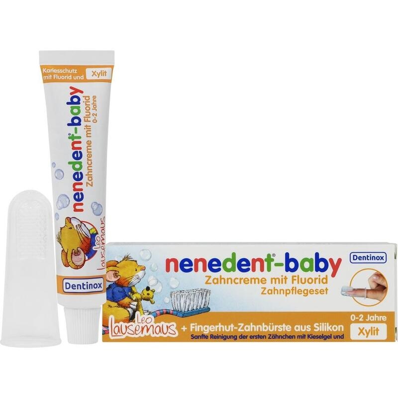 NENEDENT-baby Zahncreme mit Fluorid Zahnpflegeset