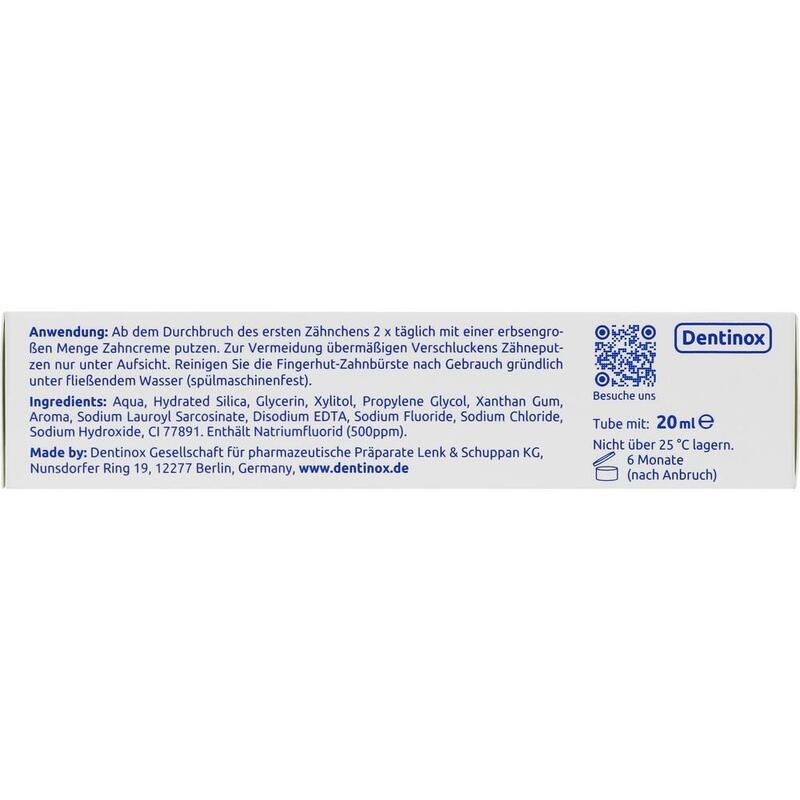 NENEDENT-baby Zahncreme mit Fluorid Zahnpflegeset