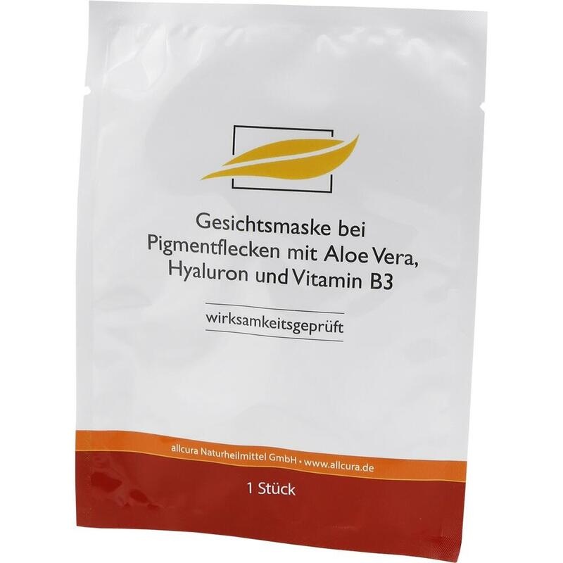 GESICHTSMASKE bei Pigmentflecken