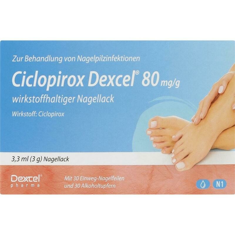 CICLOPIROX Dexcel 80 mg/g wirkstoffhalt.Nagellack